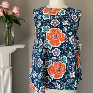 Brand new Old Navy Blue, orange and White Top